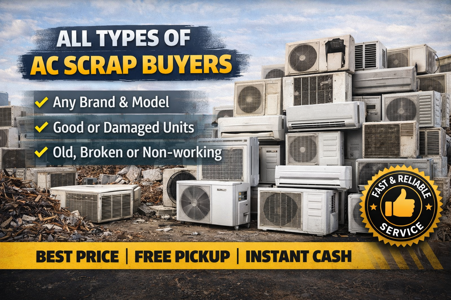 AC scrap buying services