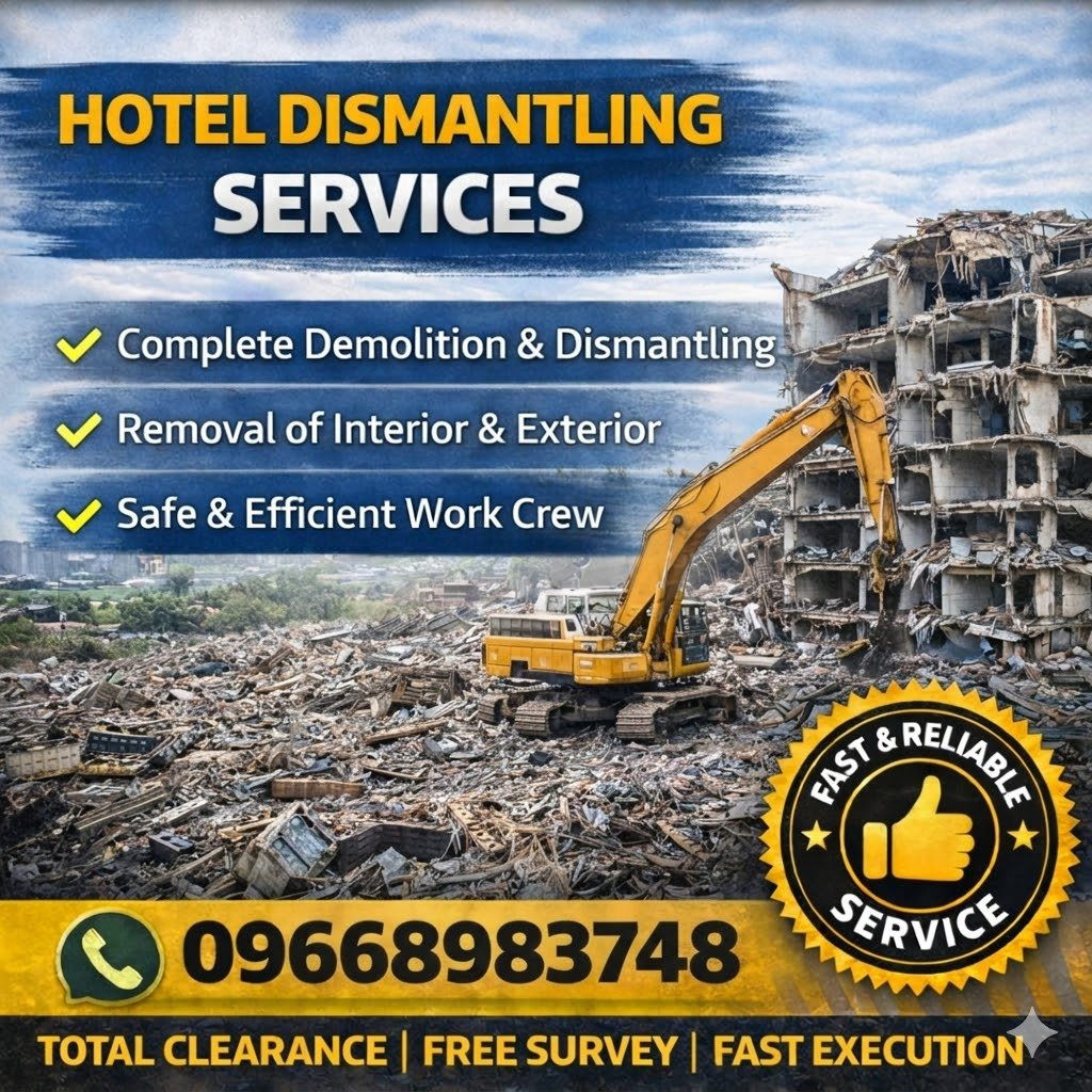 Hotel Dismantling Services in Hyderabad