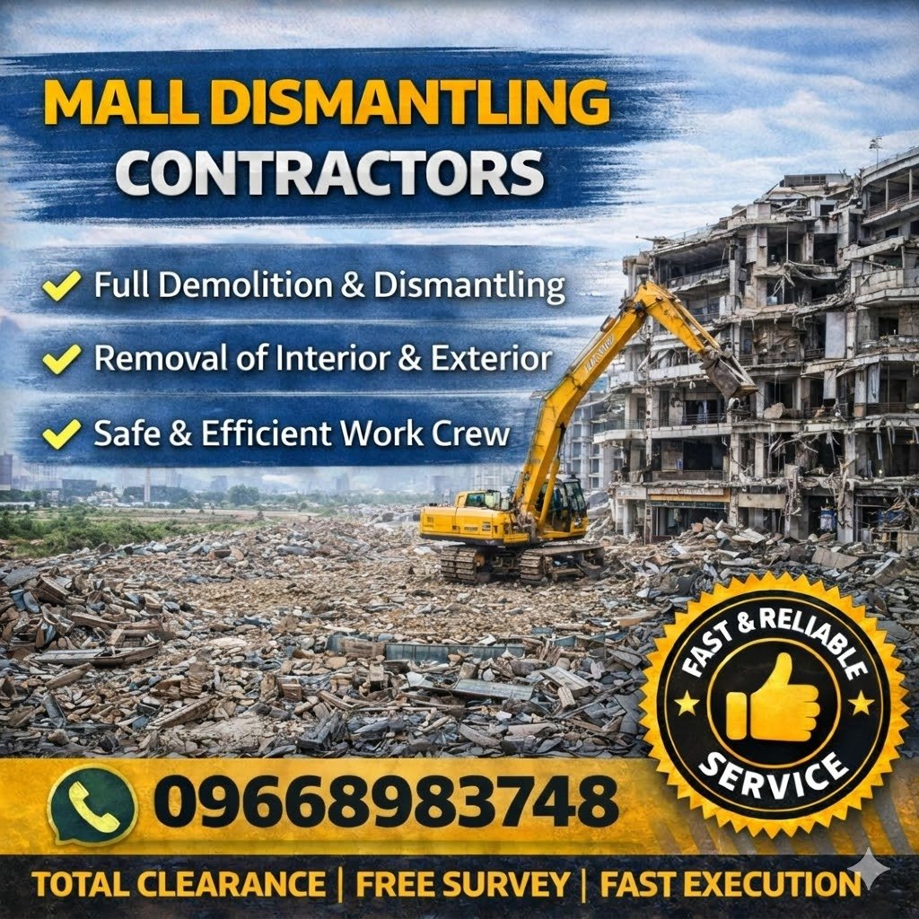 Mall Dismantling Contractors in Hyderabad