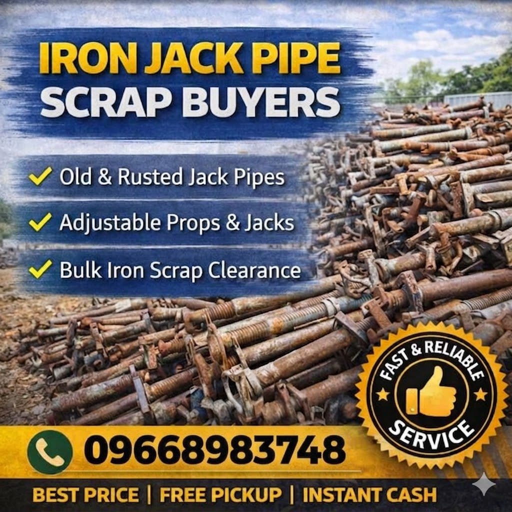 Iron Jack Pipe Scrap Buyers in Hyderabad